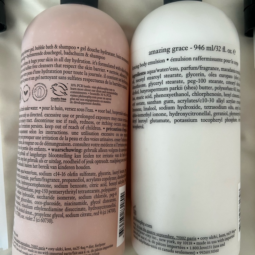 Philosophy Amazing Grace Hydrating Shower Gel + Firming Body Emulsion Set - Picture 5 of 6